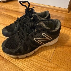 New Balance Kids Black and White Sneakers- size 12.5